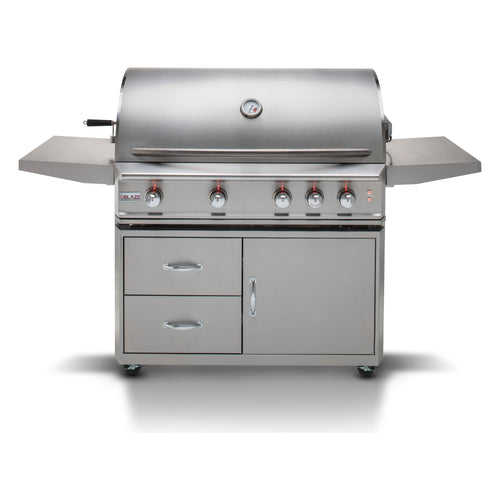 Blaze Professional LUX 44-Inch 4-Burner Freestanding Gas Grill (BLZ-4PRO-LP/NG + CART)