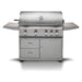 Blaze Professional LUX 44-inch gas grill on cart, studio, front, lid closed