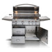 Blaze Professional LUX 44-inch gas grill on cart, studio, drawers and door open