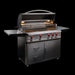 Blaze Professional LUX 44-inch gas grill on cart, studio, black background