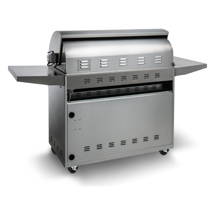 Blaze Professional LUX 44-inch gas grill on cart, studio, rear