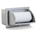Blaze stainless steel paper towel holder, studio, open with paper towel roll