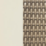 Oyster with Driftwood weave finish