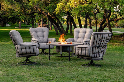OW Lee Monterra Swivel Rocker Lounge Chairs, Set of 4