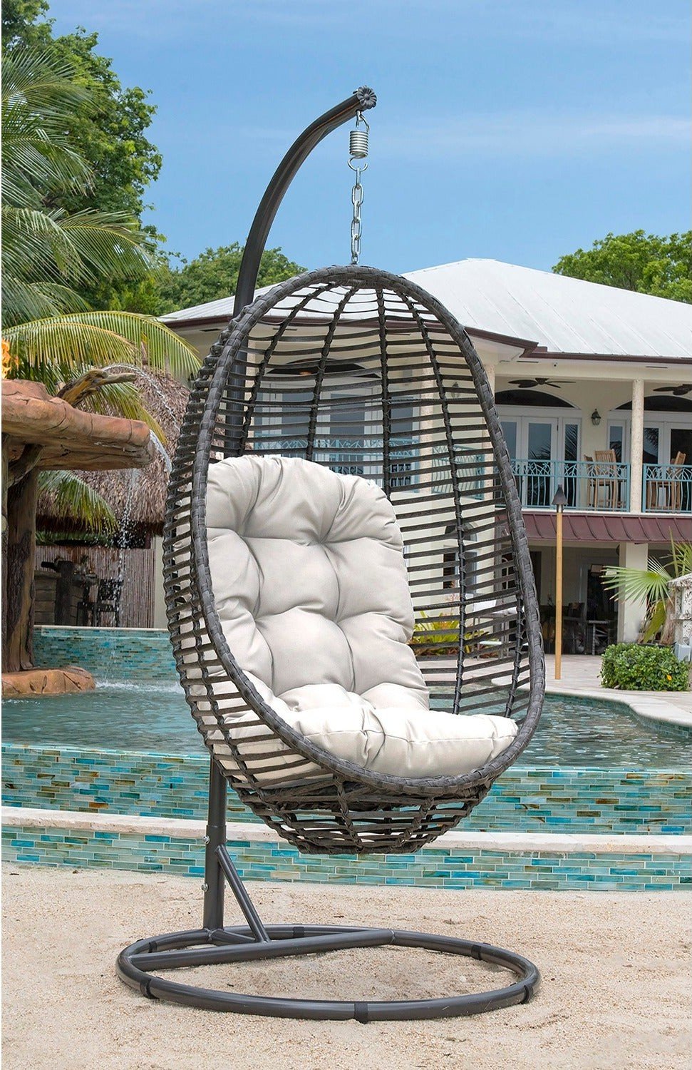 Graphite 2-Piece Hanging Chair