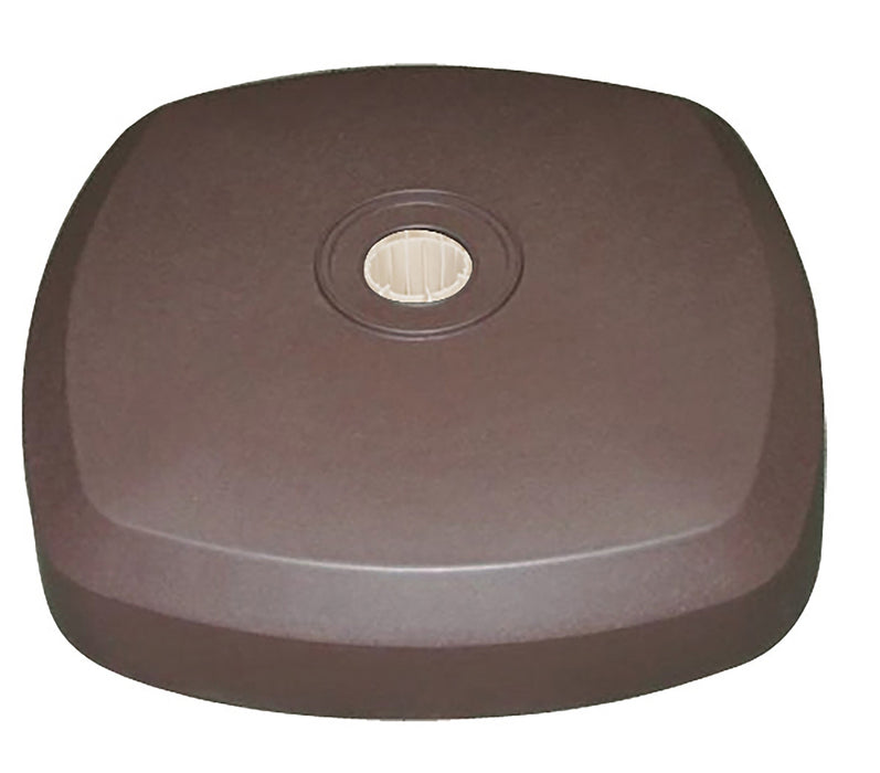 Simply Shade Bacara sand-filled resin cantilever base in bronze