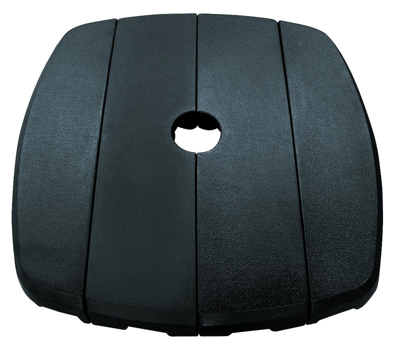 Simply Shade Bermuda four-section resin cantilever base in black