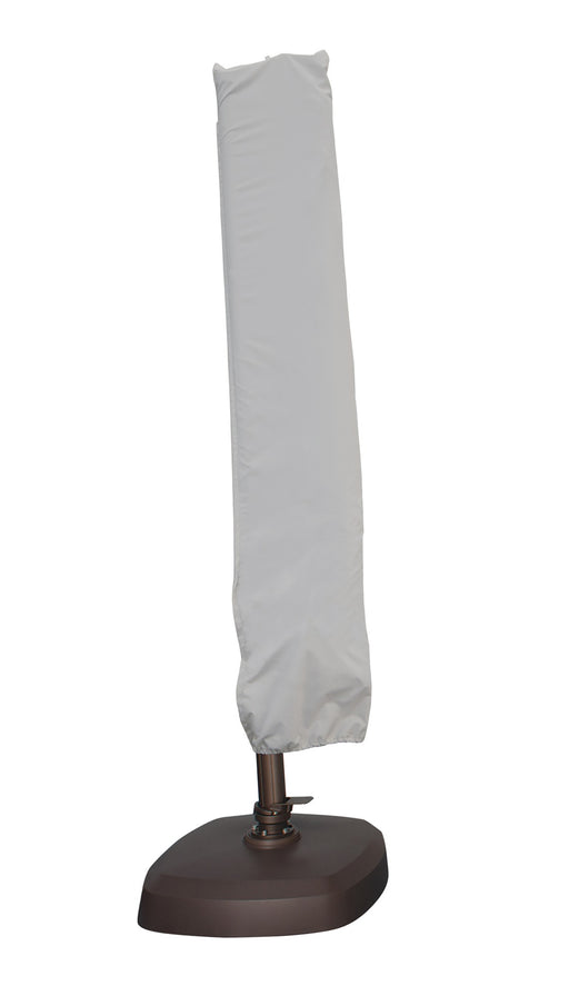 Simply Shade protective cover on a closed cantilever umbrella