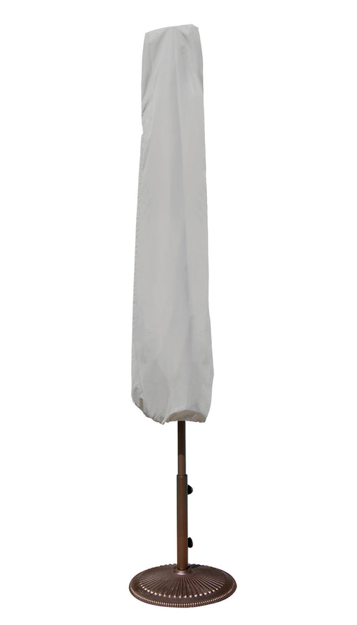 Simply Shade protective cover on a closed market umbrella