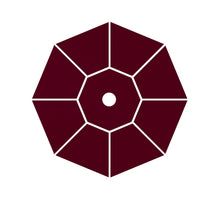 Burgundy Sunbrella, grade B
