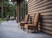 Woodard Brit pieces in an outdoor setting (some pieces shown are sold separately)