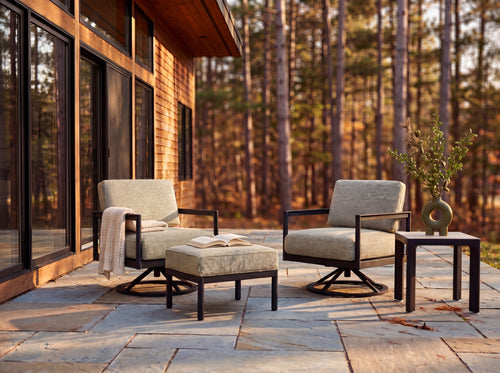 Woodard Brook 3-Piece Swivel Lounge Set