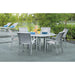 Telescope Casual Dune dining set on a patio
