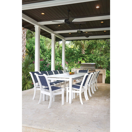 Telescope Casual Leeward dining set on a patio