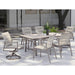 OW Lee Marin dining set on a patio