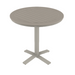 Slat Bar Height Pedestal Table With 42" Round Table Top