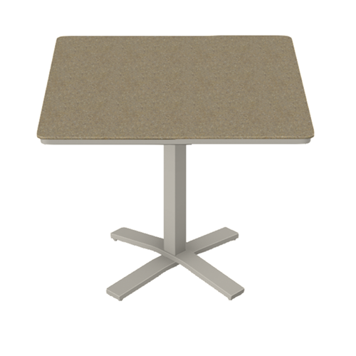 Telescope Casual Origins Balcony Height Pedestal Table With 42" Square Origins Table Top