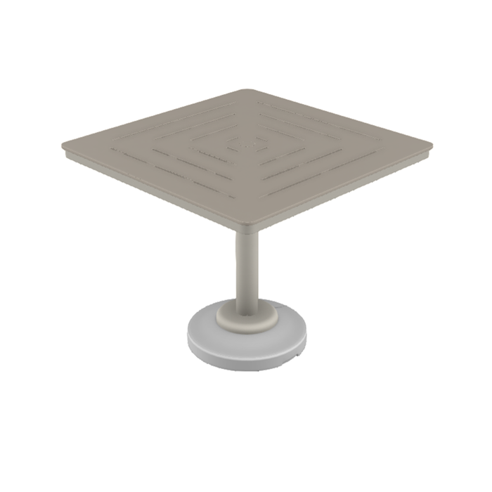 Telescope Casual Dash Balcony Height 80-Pound Pedestal Table With 42" Square Table Top