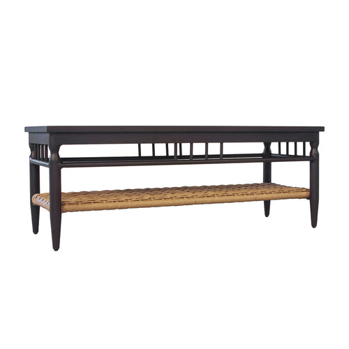 Lloyd Flanders Low Country 49" Rectangular Cocktail Table in Natural Finish