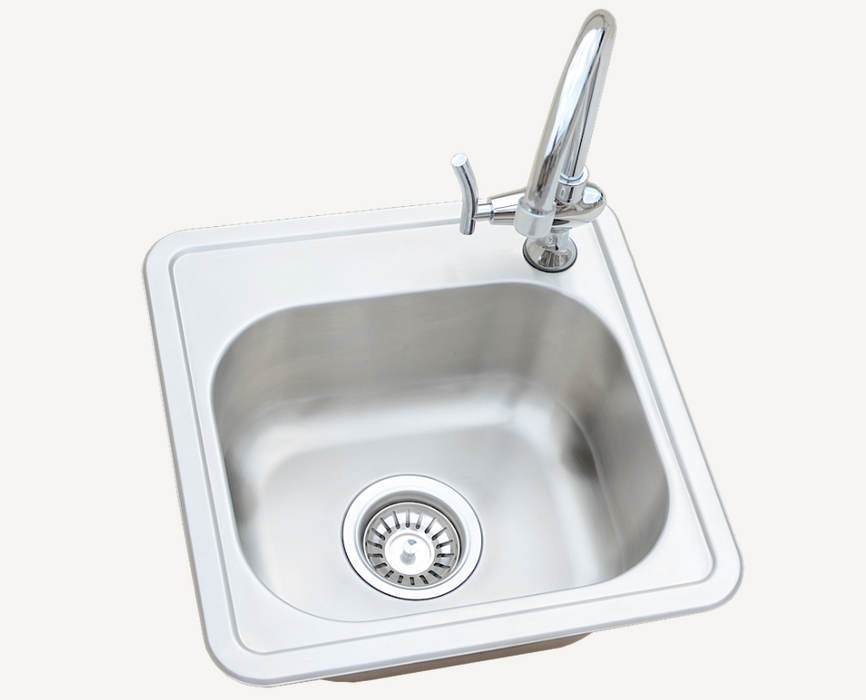 Kokomo Built-In 15x15 Outdoor Kitchen Sink