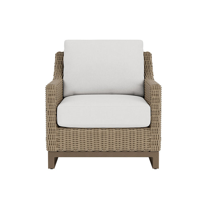 Lloyd Flanders Milan Lounge Chair in Brushwood Finish