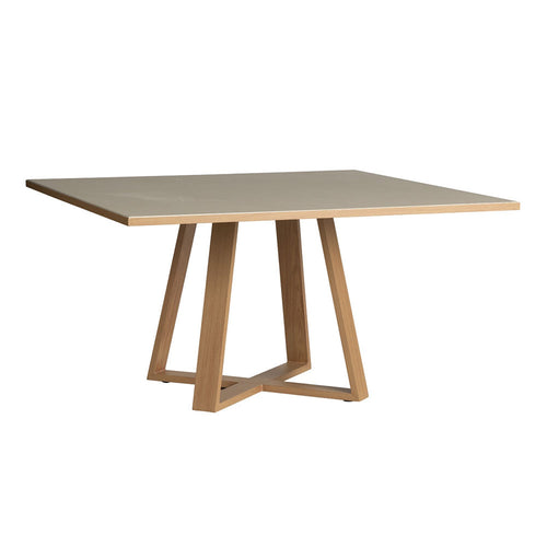 Lloyd Flanders Pursuit 54" Square Dining Table in Toffee Cream Finish
