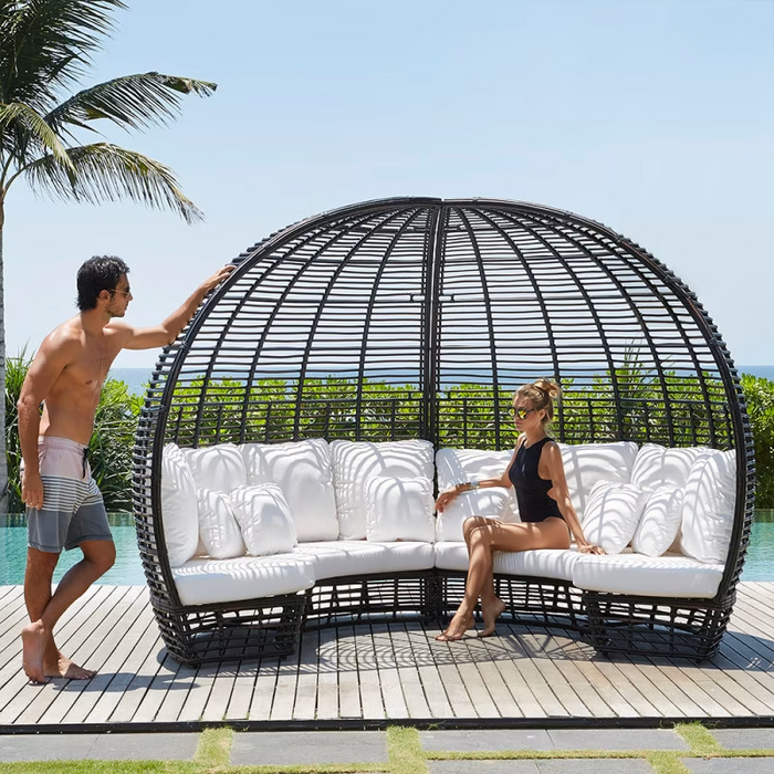 Skyline Design Nexus Daybed with Table and Sunbrella Cushions