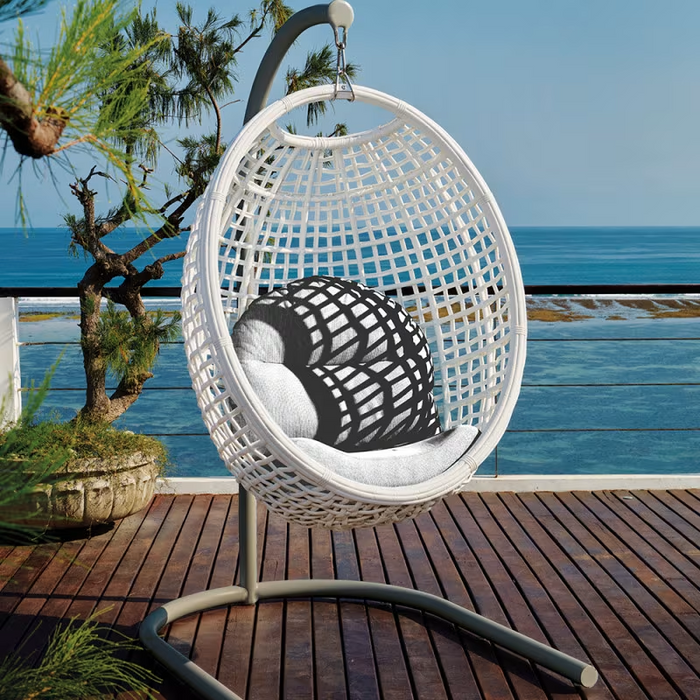 Skyline Design Dynasty Hanging Chair with Frame and Sunbrella Cushion