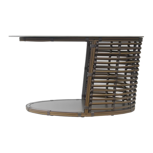 Skyline Design Ruby Auxiliary Table with Glass