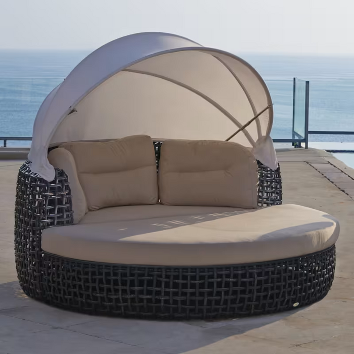 Skyline Design Dynasty Daybed with Canopy and Sunbrella Cushions