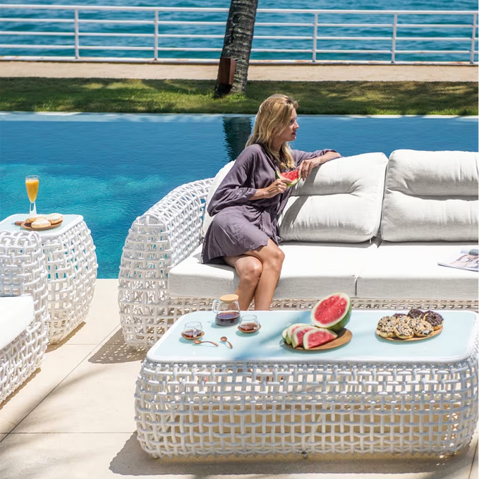 Skyline Design Dynasty Sofa with Sunbrella Cushion
