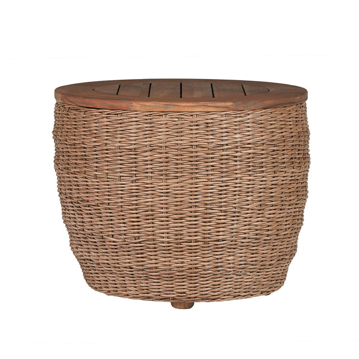 Tobago 24" Round Barrel End Table (included)