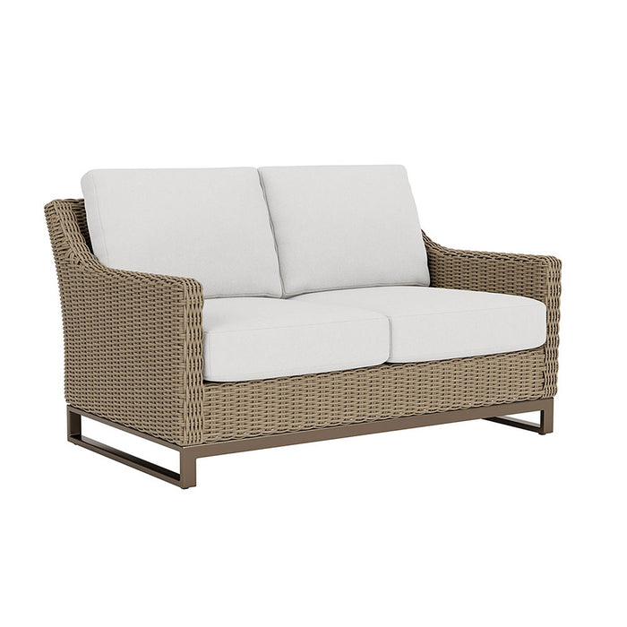 Milan Loveseat in Brushwood Finish