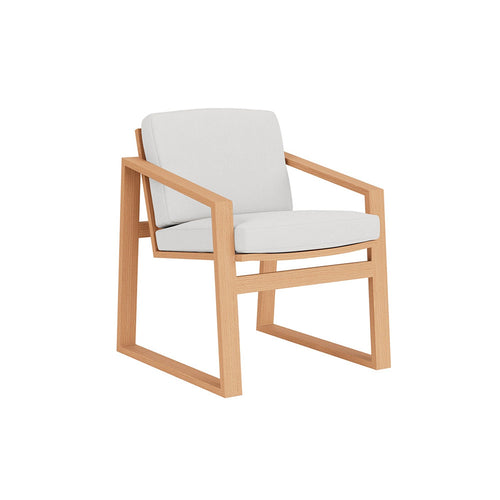Lloyd Flanders Pursuit Dining Armchair in Toffee Cream Finish