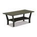 Telescope Casual Antero Rustic Polymer 24" x 48" rectangular coffee table with lower shelf