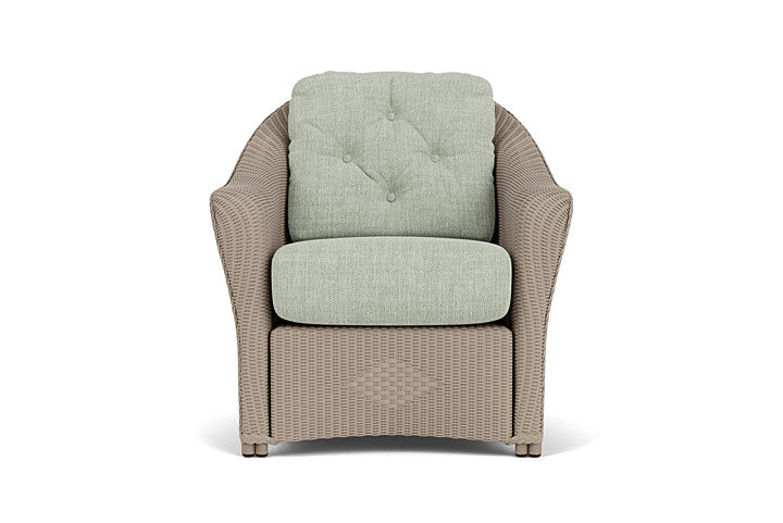 Lloyd Flanders chair with Falcon Spa fabric