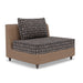 Woodard Mingle 5-Piece U-Shaped Sectional Set: Mingle Armless Lounge Chair, Camel weave
