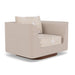Woodard Mingle Swivel Lounge Chair, shown in a Woodard outdoor setting (some pieces shown are sold separately)