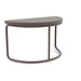 Woodard Mingle large semi-circle side table, Timber