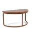Woodard Mingle small semi-circle side table, Maple