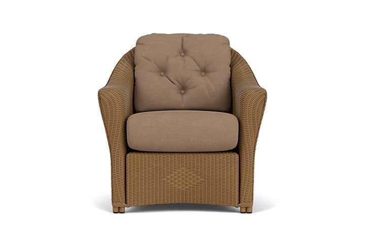 Lloyd Flanders chair with Play Mocha fabric