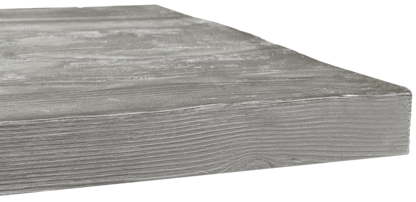 Timber top in Drift, edge detail