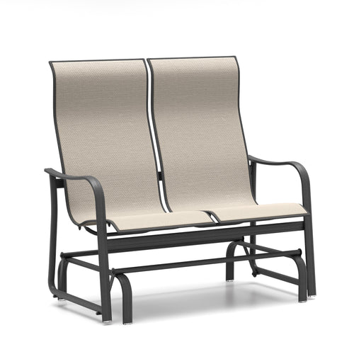 Homecrest Holly Hill High Back Loveseat Glider