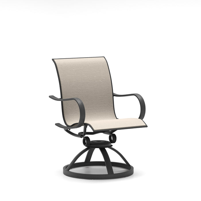 Homecrest Holly Hill Low Back Swivel Rocker, studio view