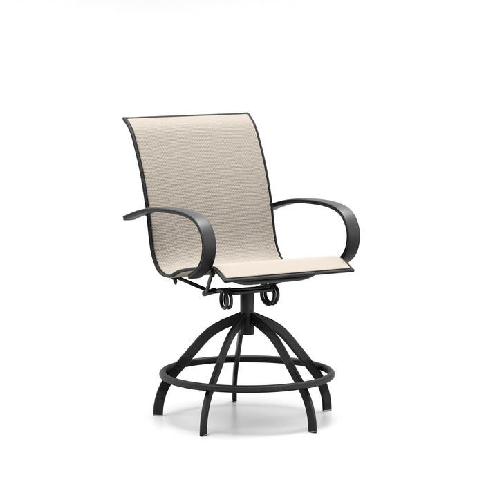 Homecrest Harbor Swivel Rocker Balcony Stool, studio view