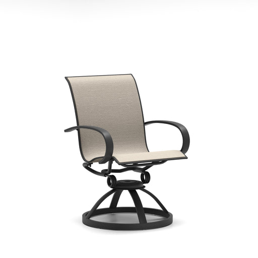 Homecrest Harbor Low Back Swivel Rocker, studio view