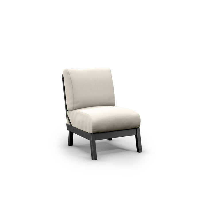 Homecrest Revive Armless Center Chat Chair, studio view