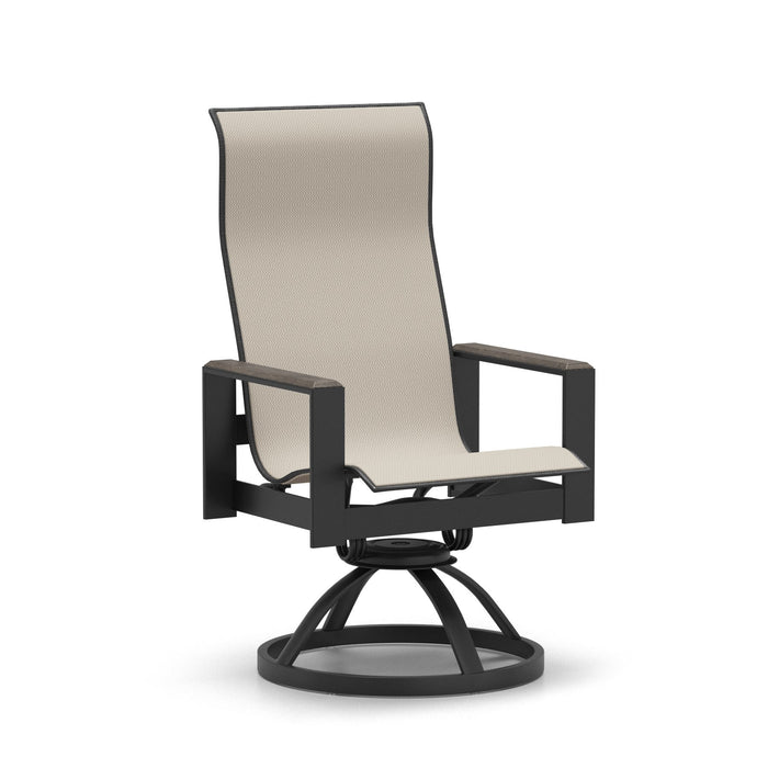 Homecrest Wells High Back Swivel Rocker, studio view