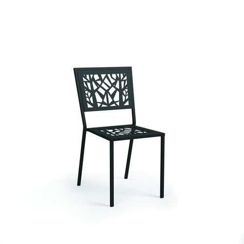 Homecrest Echo Armless Dining Chair with Metal Seat