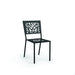 Homecrest Echo Armless Dining Chair with Metal Seat, studio view